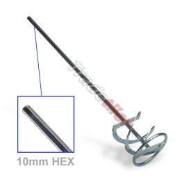 Adhesive and Grout Mixing Whisk / Paddle - 120mm Dia - (10mm Hex)